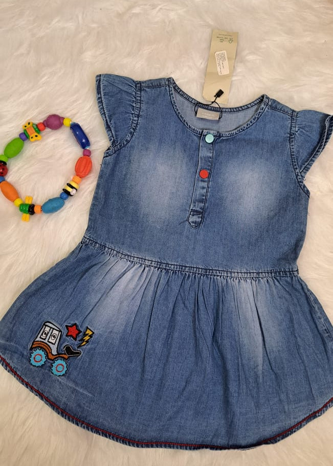 Robe jean fille