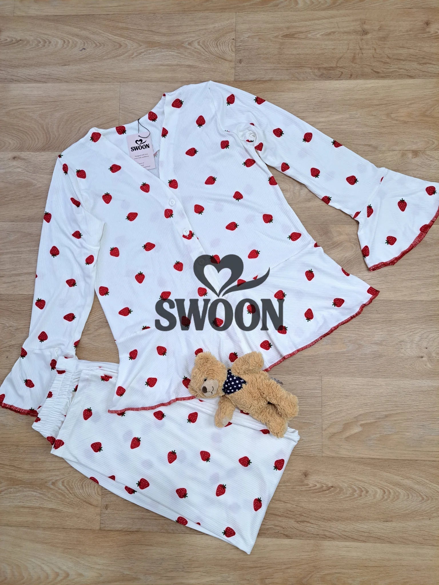 Pyjamas Femme strawberry