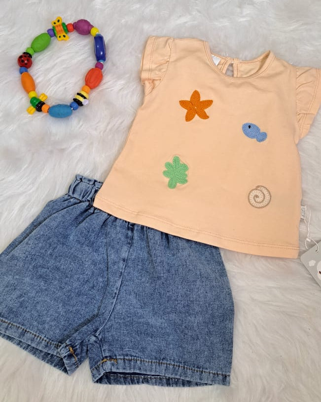 Ensemble fille étoile