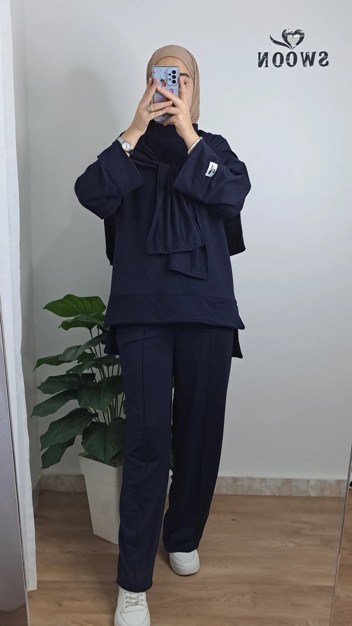 Ensemble Casual Bleu